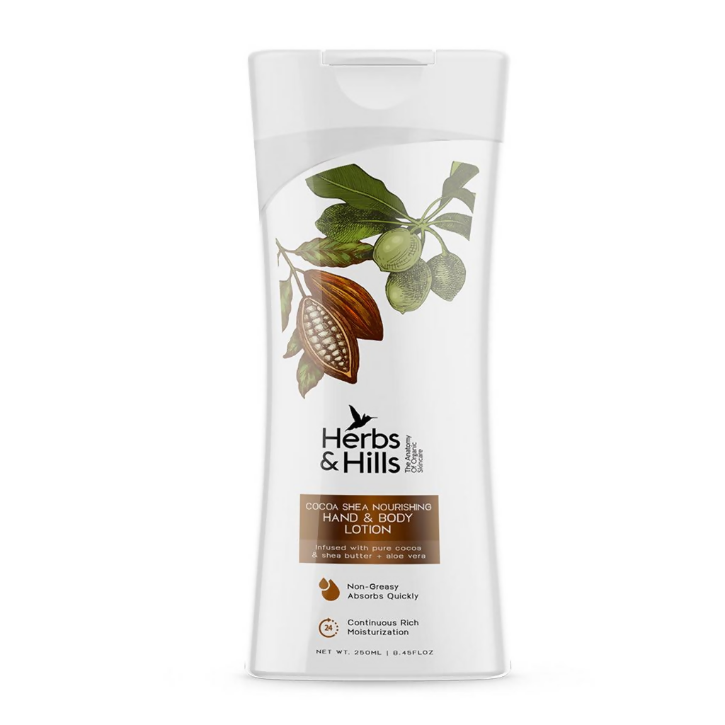 Herbs & Hills Hand & Body Lotion (Cocoa & Shea) | Grocsy