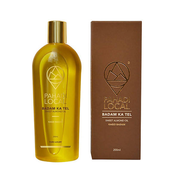 Pahadi Local Sweet Almond (Badam Ka Tel) Skin & Hair Oil | Grocsy
