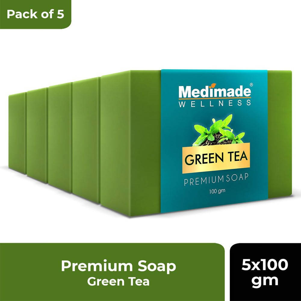 Medimade Wellness Green Tea Premium Soap | Grocsy