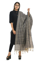Mominos Fashion Moeza Beautiful Handloom Cotton Navy Blue Dupatta | Grocsy