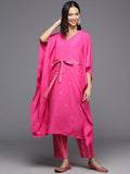 Ahalyaa Women's Traditional wear Kurta Set - Pink | Grocsy