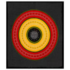 Vamika Printed Cotton Black Color & Multicolor Bedsheet With Pillow Covers (LEOC_BANDJ_BL) | Grocsy