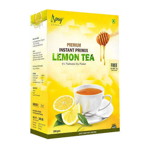 Spag Herbals Premium Instant Premix Lemon Tea Powder | Grocsy
