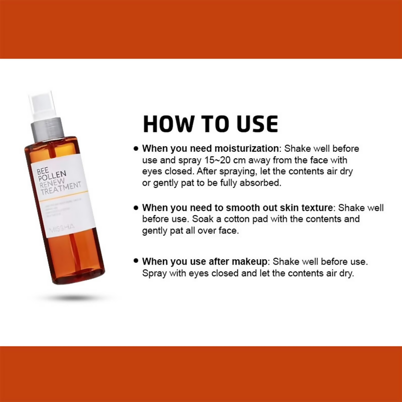 Missha Bee Pollen Renew Treatment | Grocsy