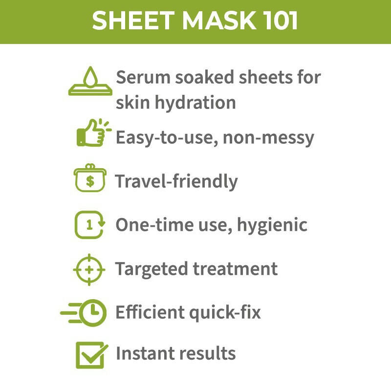 Nykaa Skin Secrets Exotic Indulgence Matcha Tea+Chamomile Sheet Mask For Nourished & Hydrated Skin | Grocsy