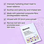 Quench Botanics Birch Please Sheet Mask for Intense Hydration - Korean Skincare | Grocsy