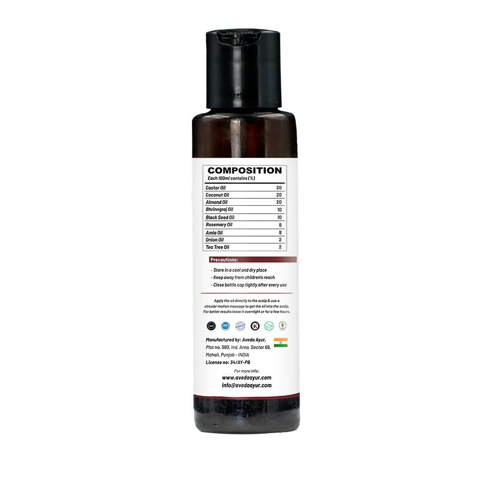 Life Aveda Onion Bhringraj Enriched Hair Growth Oil | Grocsy