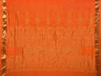 Orange Bandhani Kanchipuram Silk Handloom Saree with Small Buta Design - Global Threads | Grocsy