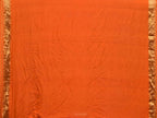 Orange Bandhani Kanchipuram Silk Handloom Saree with Small Buta Design - Global Threads | Grocsy