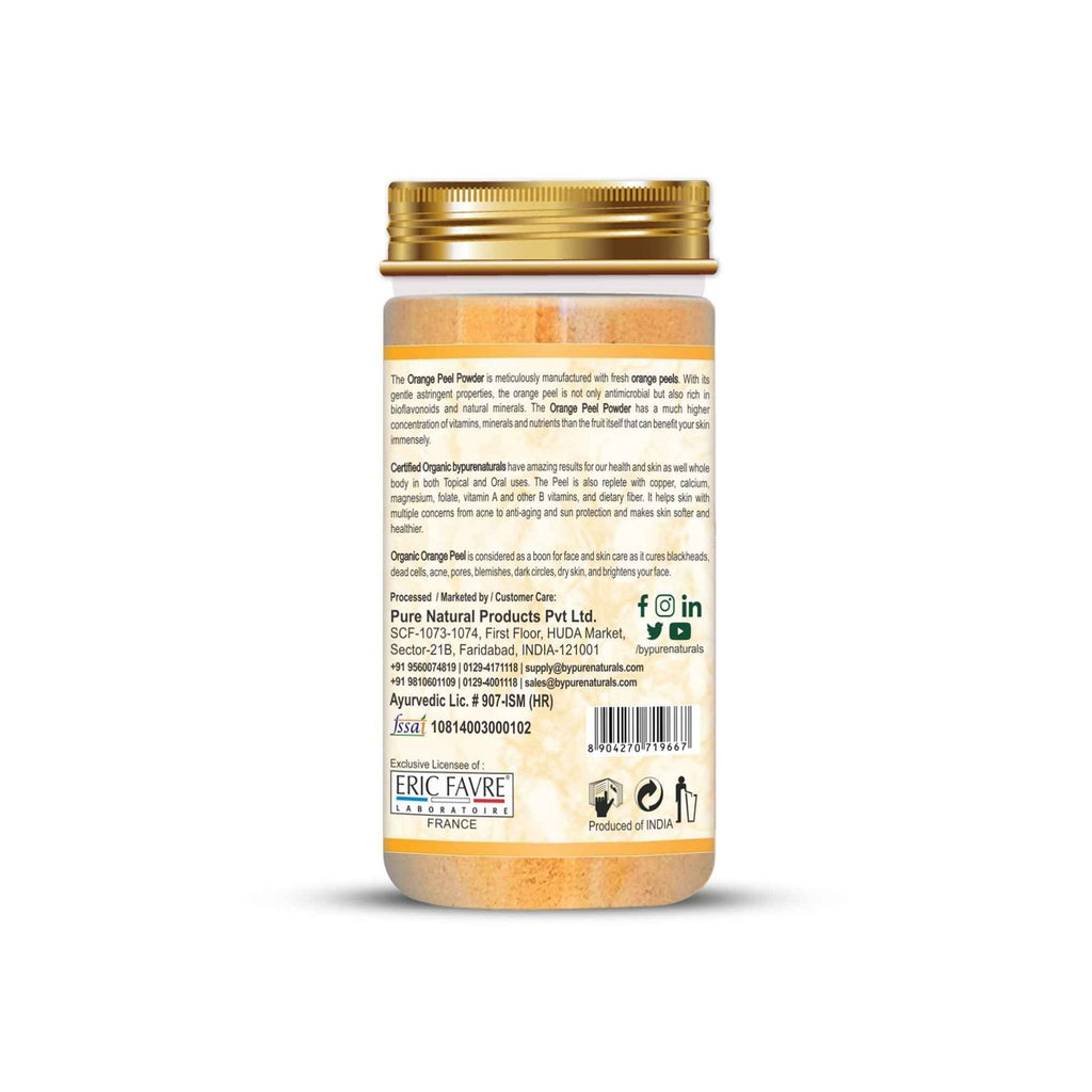 byPureNaturals Organic Orange Peel Powder | Grocsy