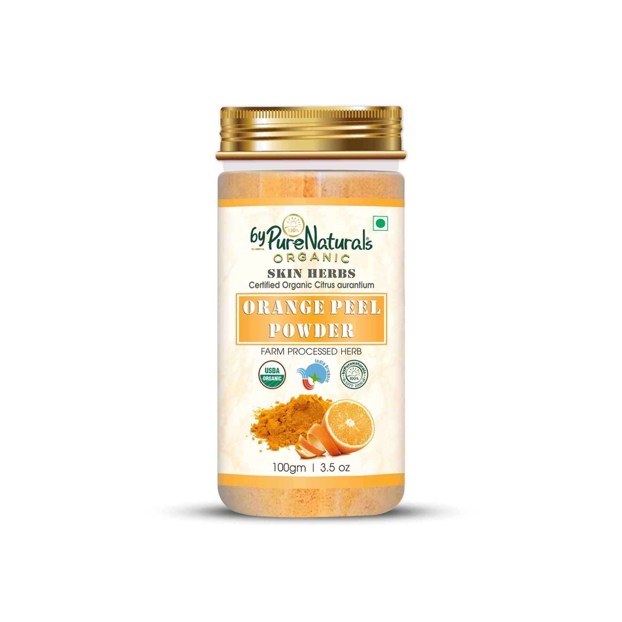 byPureNaturals Organic Orange Peel Powder | Grocsy