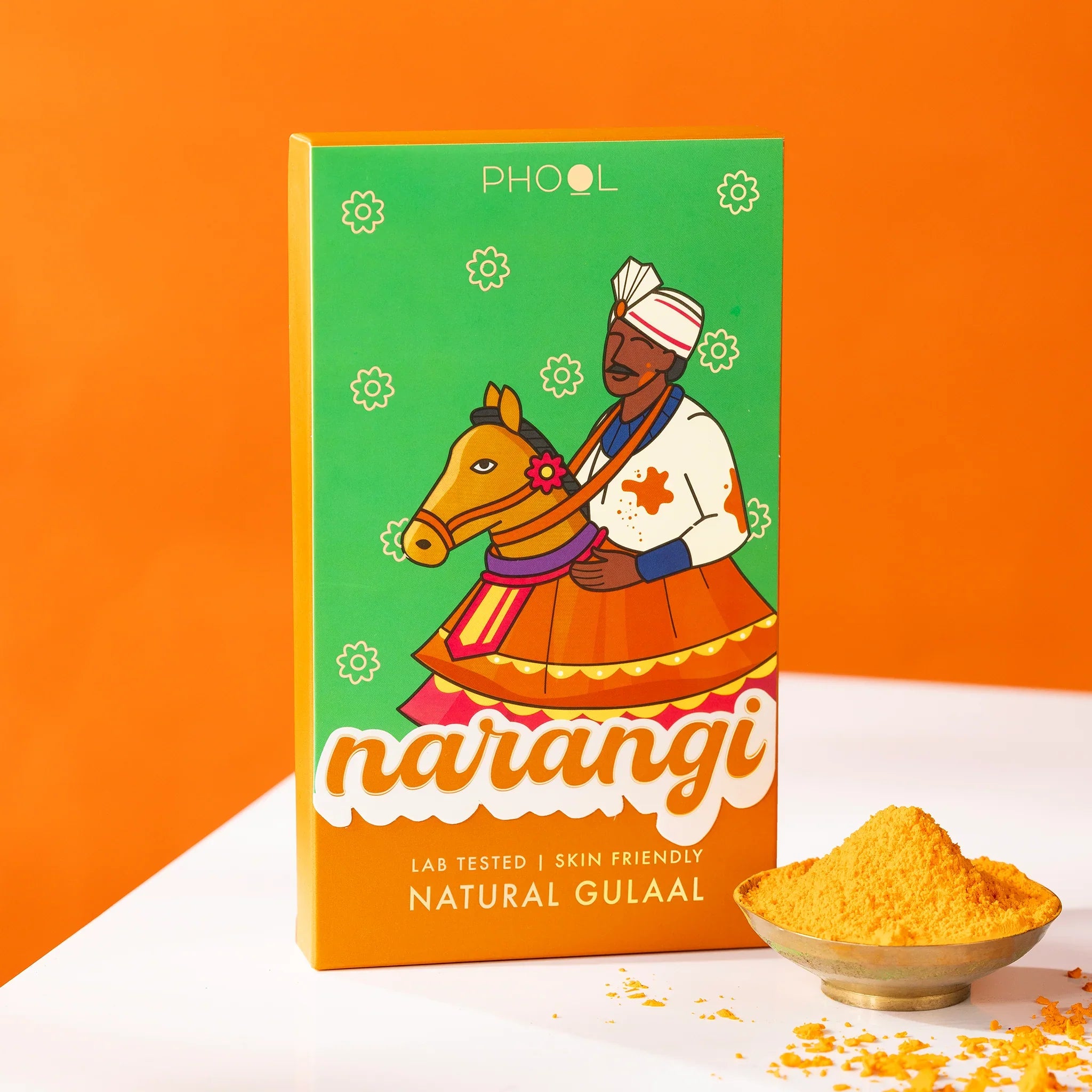 Phool Orange Natural Gulaal | Grocsy
