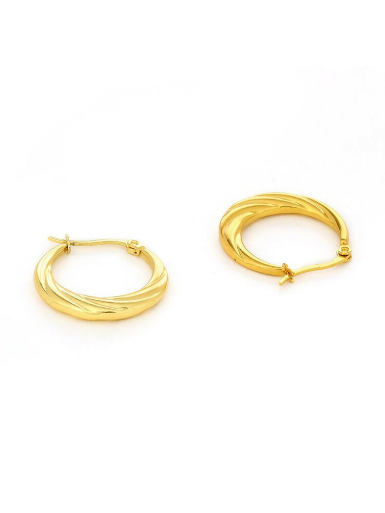 Golden Hoops Women - Ruby Raang | Grocsy