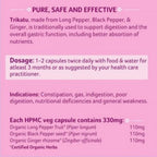 Organic India Trikatu 60 Capsules | Grocsy