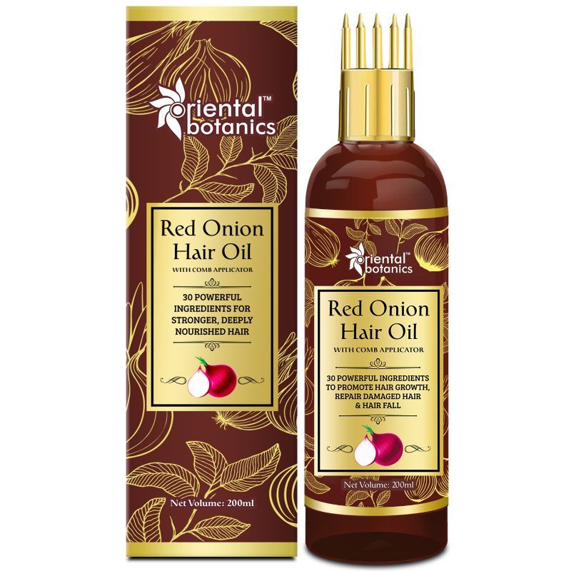 Oriental Botanics Red Onion Hair Oil | Grocsy