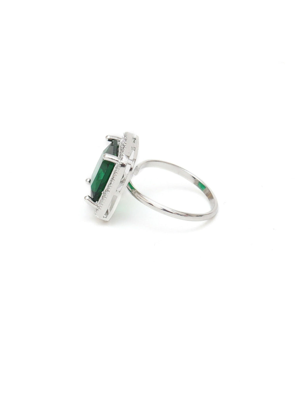 green stone ring (Green) - Ruby Raang | Grocsy