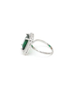 green stone ring (Green) - Ruby Raang | Grocsy
