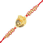 Krishna With Flute Rakhi and Kaju Katli Box | Grocsy