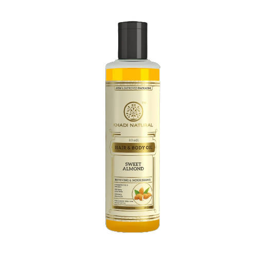 Khadi Natural Sweet Almond Hair & Body Oil | Grocsy