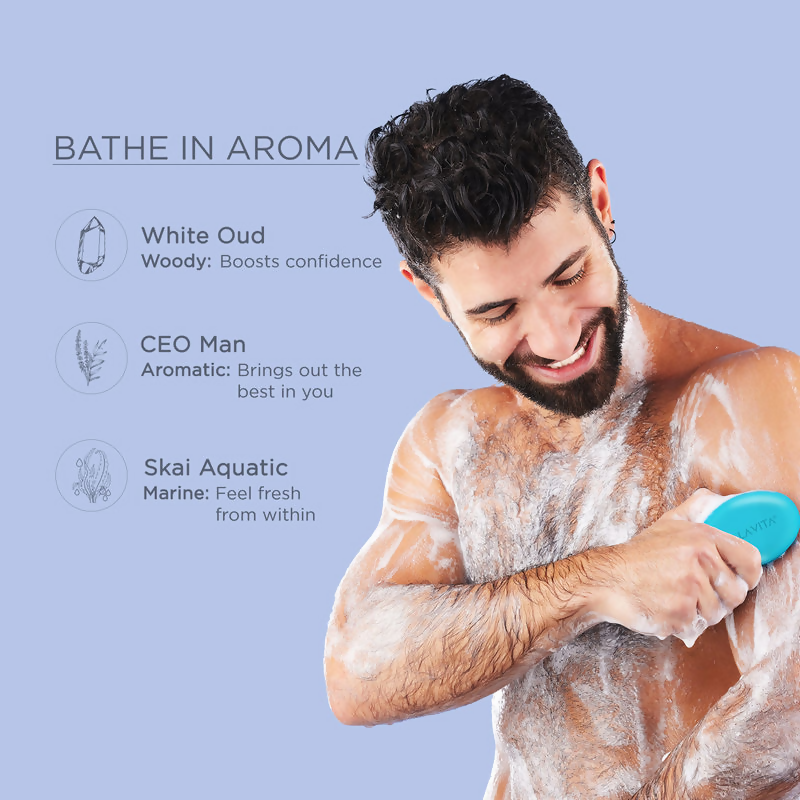 Bella Vita Organic Perfume Bathing Soap Bar For Men | Grocsy