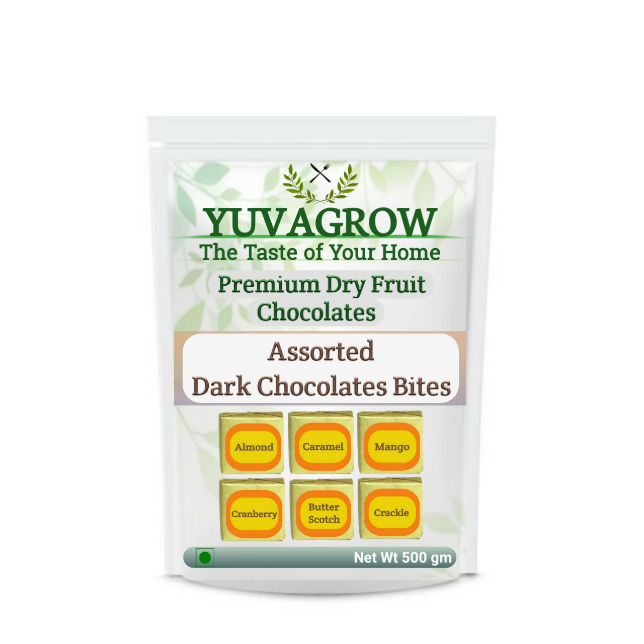 Yuvagrow Assorted Dark Chocolate Bites | Grocsy