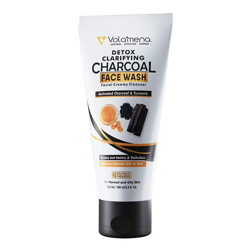 Volamena Detox Clarifying Charcoal Face Wash | Grocsy