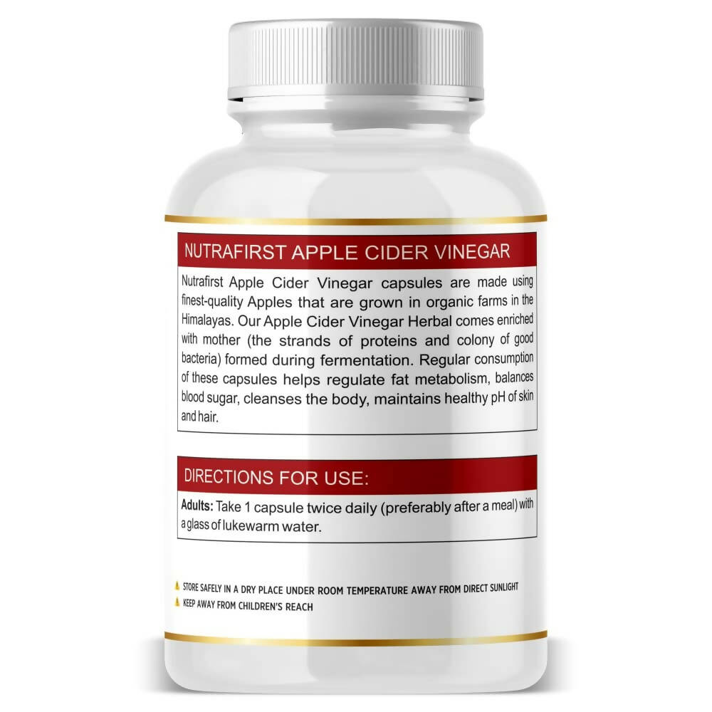 Nutrafirst Apple Cider Vinegar Capsules | Grocsy