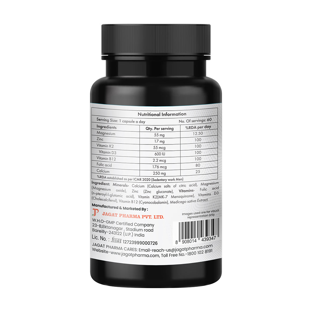 Jagat Pharma Osteo Balance Capsules | Grocsy