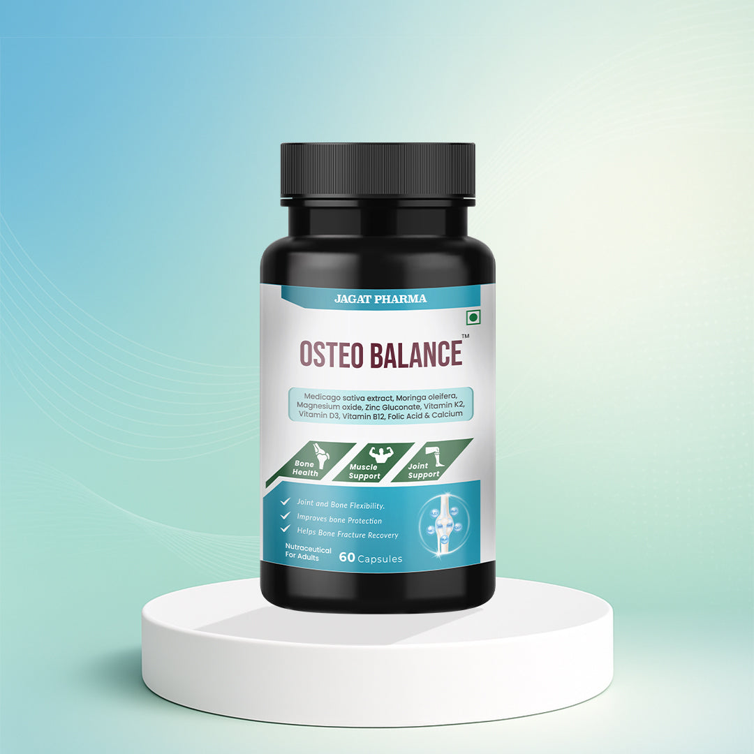 Jagat Pharma Osteo Balance Capsules | Grocsy