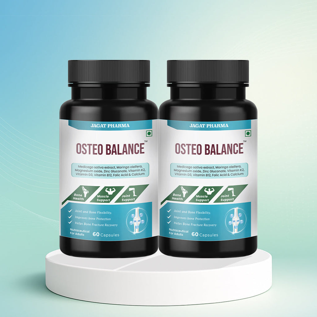 Jagat Pharma Osteo Balance Capsules | Grocsy