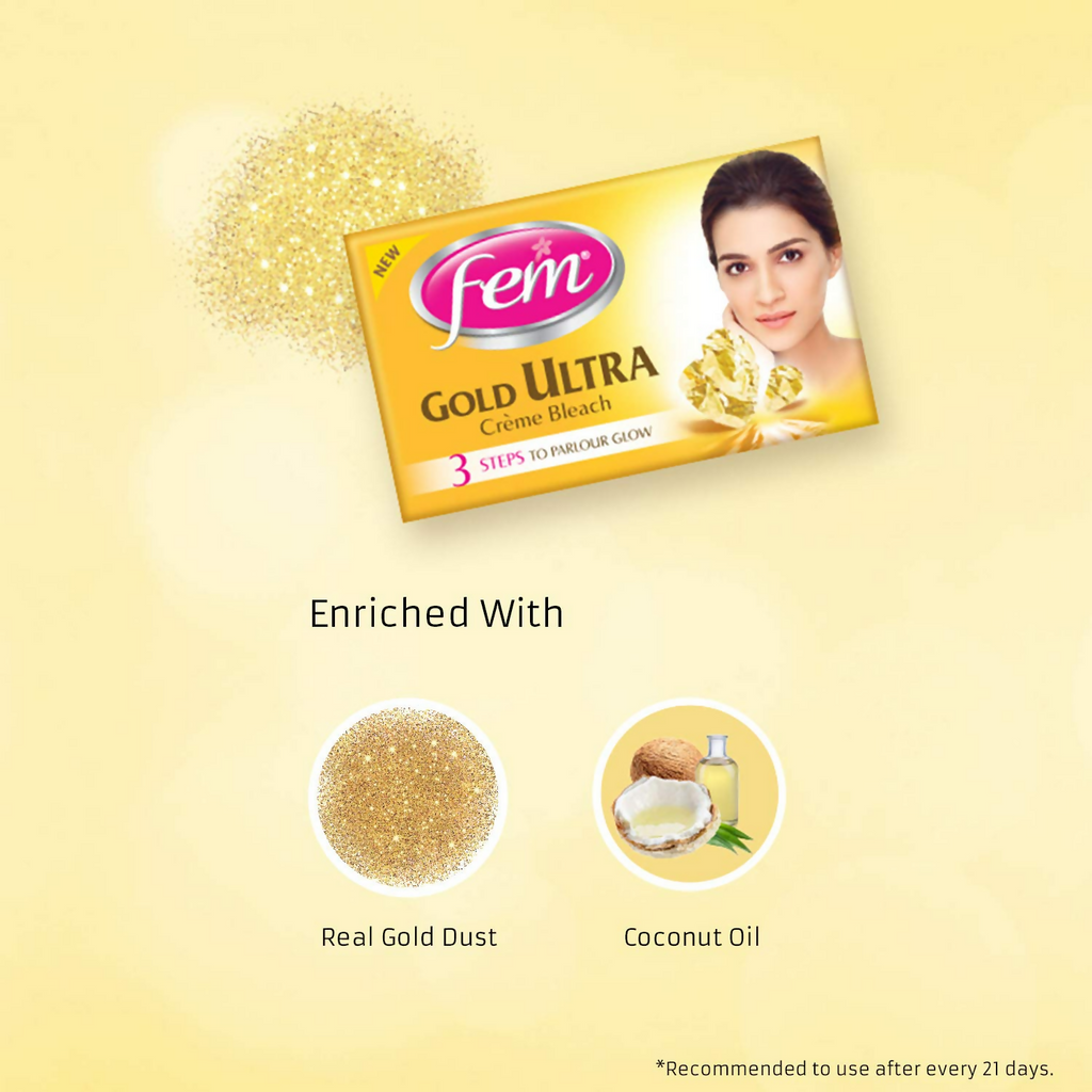 Fem Fairness (Gold Ultra) Crème Bleach | Grocsy