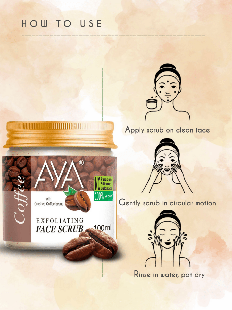 AYA Coffee Exfoliating Face Scrub | Grocsy