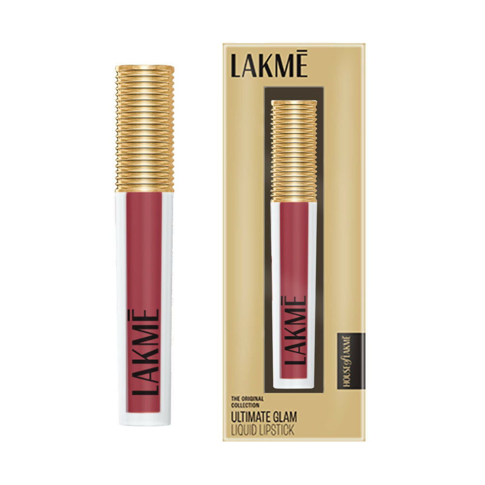 Lakme Ultimate Glam Matte Liquid Lipstick - Nude Dream | Grocsy
