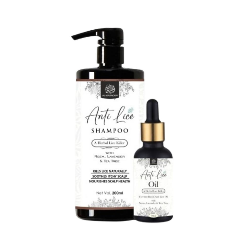 Al Masnoon Anti-Lice Hair Oil & Shampoo | Grocsy