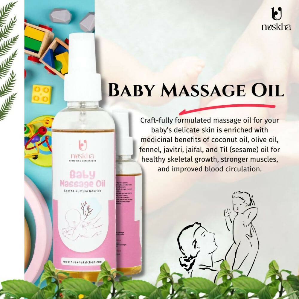 Nuskha Baby Massage Oil | Grocsy