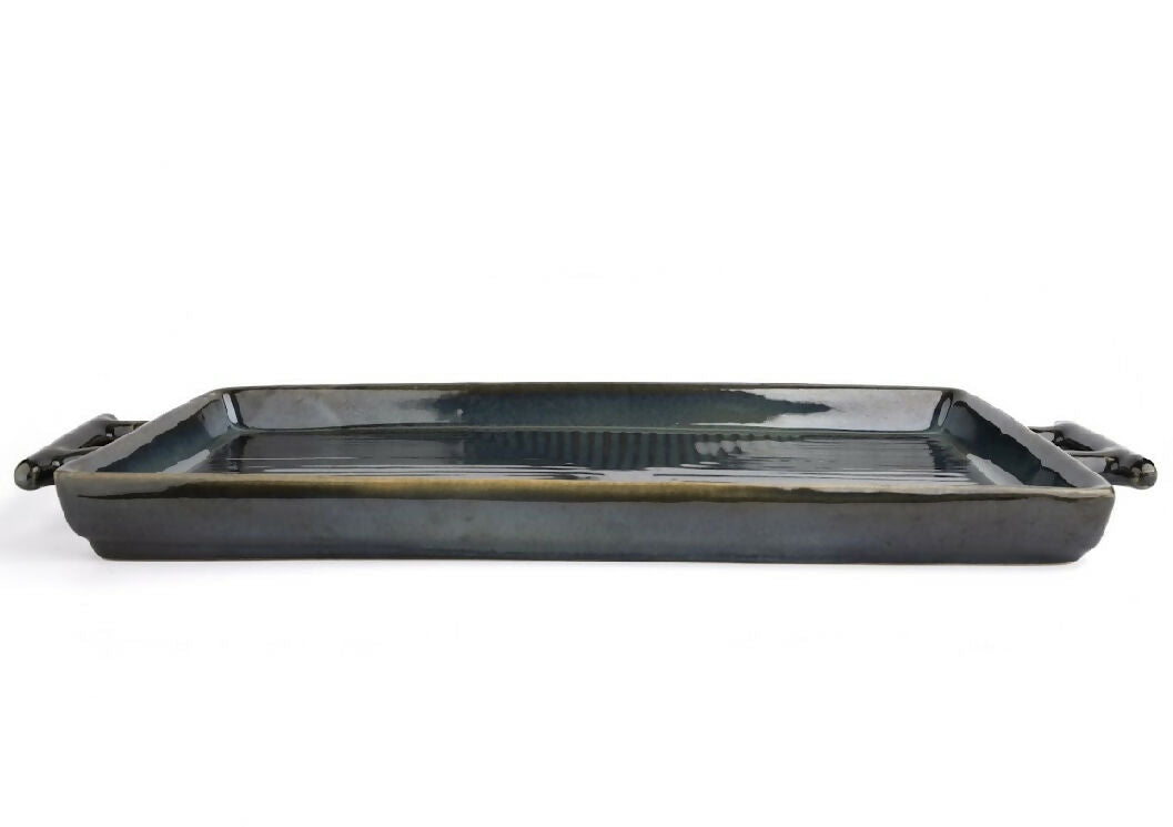 Simply Soho Obsidian Tide Platter | Grocsy