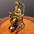 Brass Ganesha on Rocking Chair Reading Nooks | Grocsy