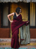 Suta Beet And Turnip Saree | Grocsy