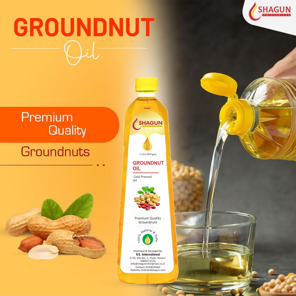 Shagun Cold Pressed Groundnut Oil | Grocsy