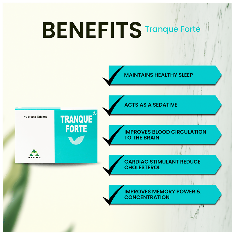 Alopa Herbal Tranque Forte Tablets | Grocsy
