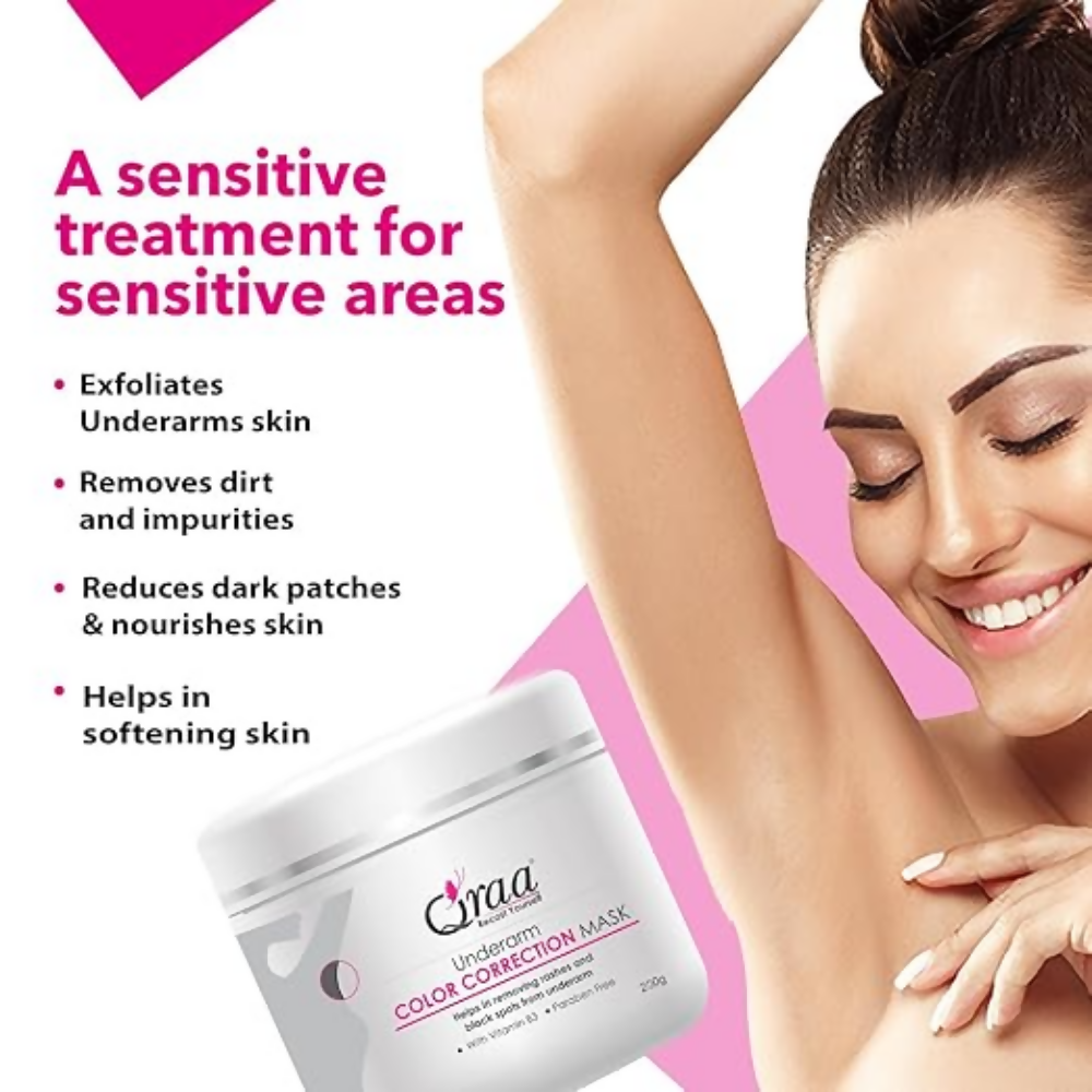 Qraa Underarm Brightening Color Correction Mask | Grocsy
