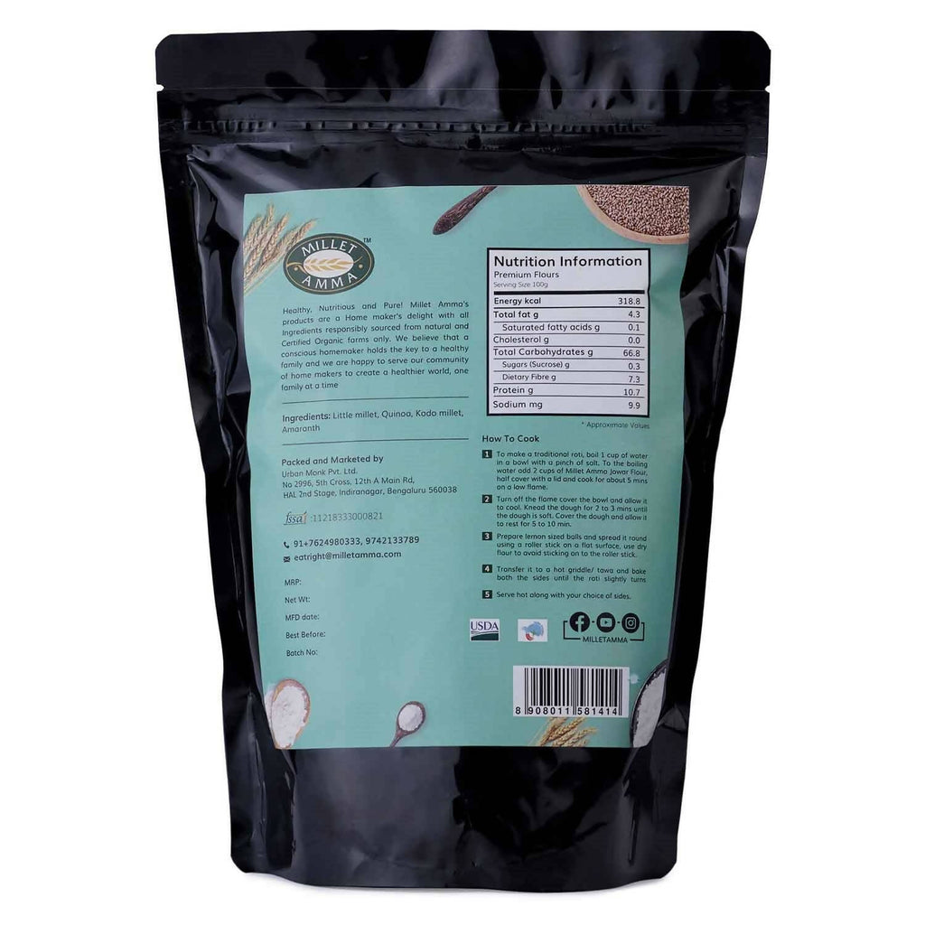 Millet Amma Gluten Free Premium Mix Flour Organic