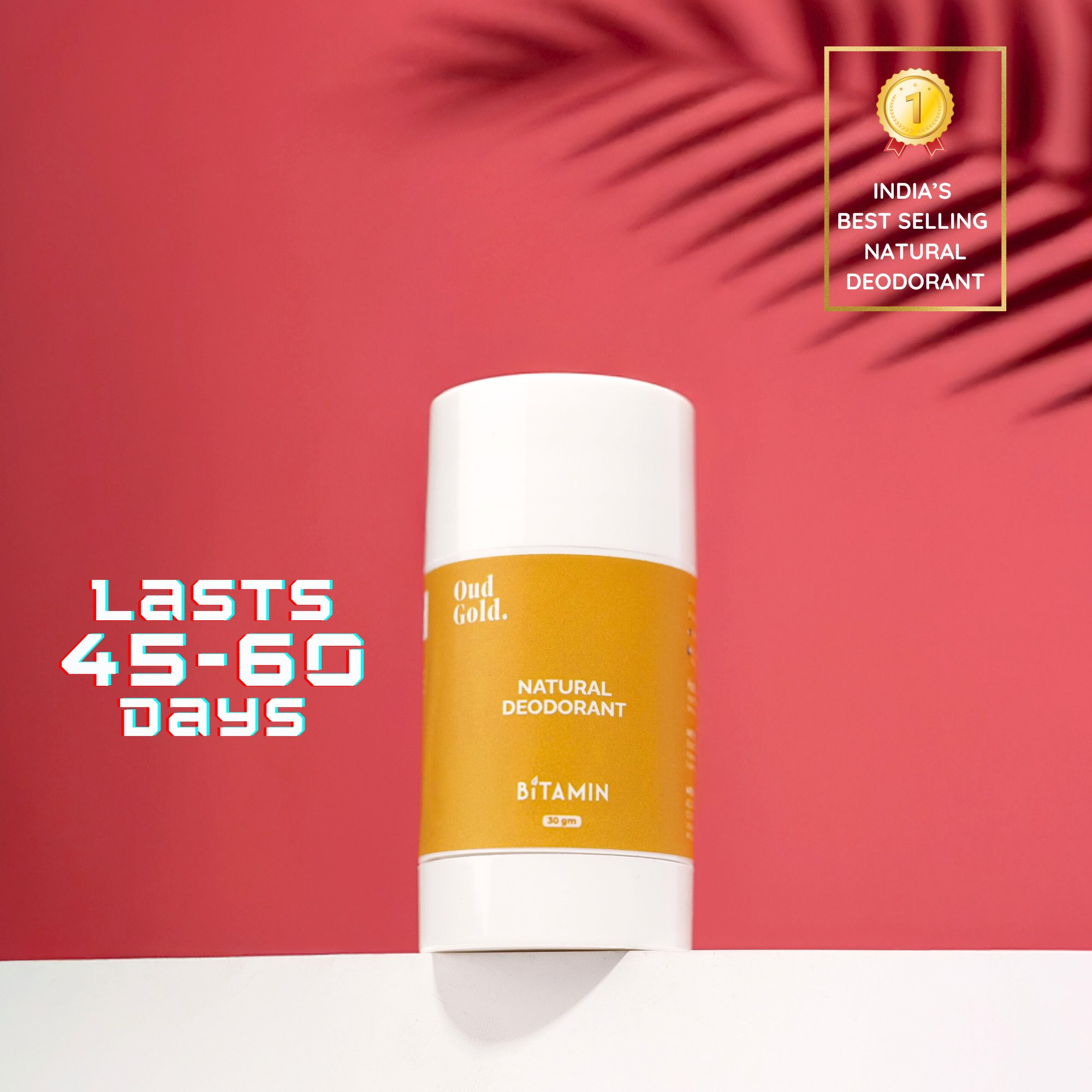 Bitamin Oud Gold Natural Deodorant Roll On | Grocsy