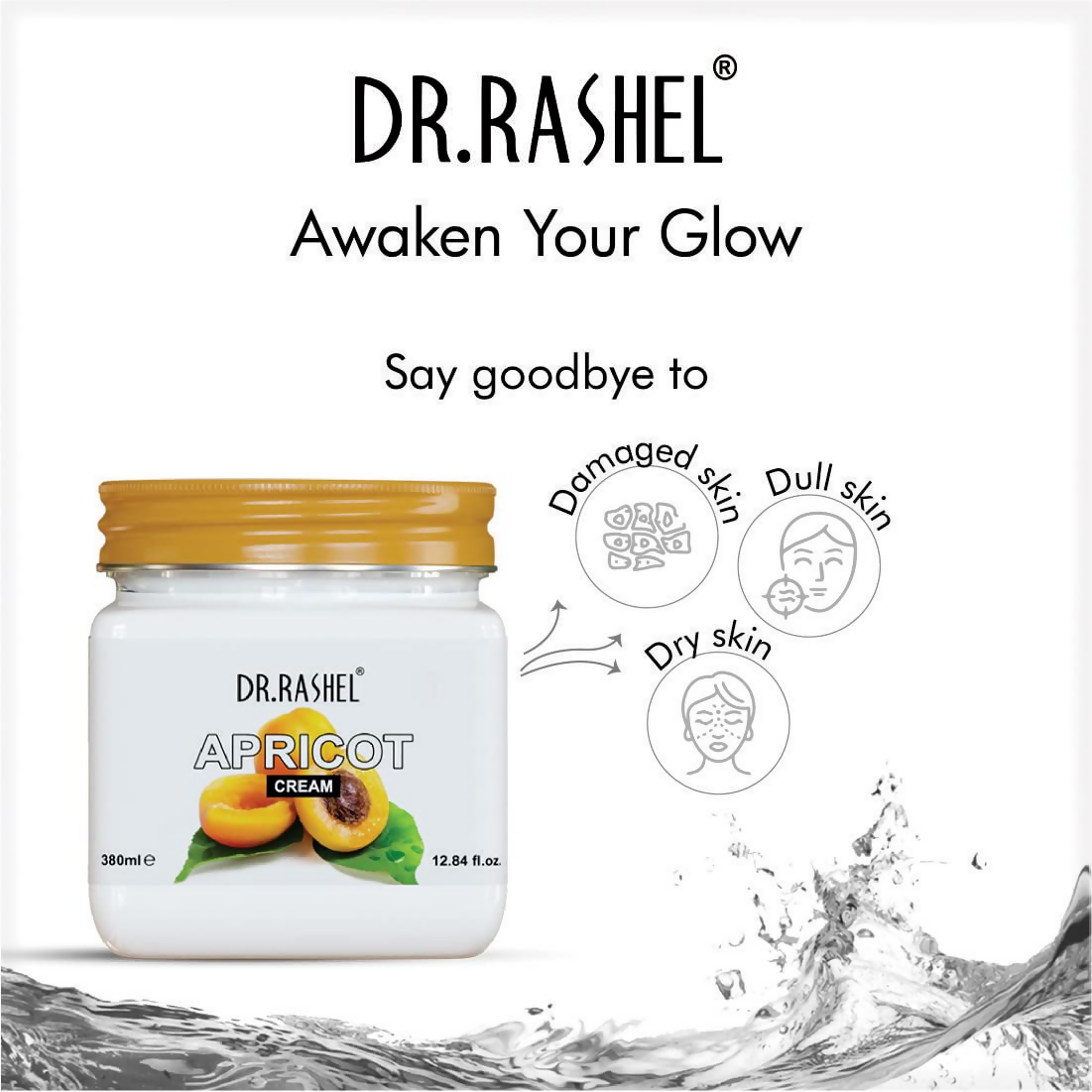 Dr.Rashel Apricot Cream For Face And Body | Grocsy