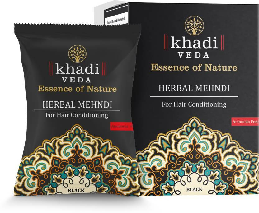 Khadi Veda Black Herbal Mehndi | Grocsy