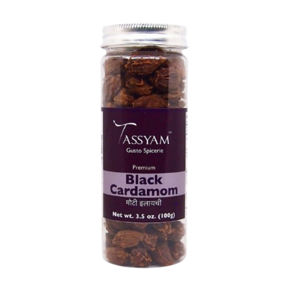 Tassyam Organics Black Cardamom | Grocsy