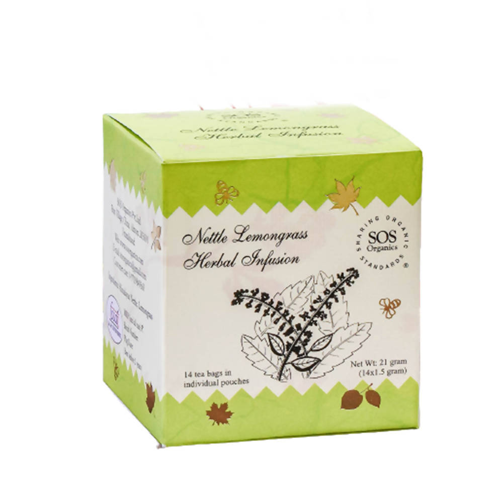 SOS Organics Nettle Lemongrass Herbal Infusion | Grocsy