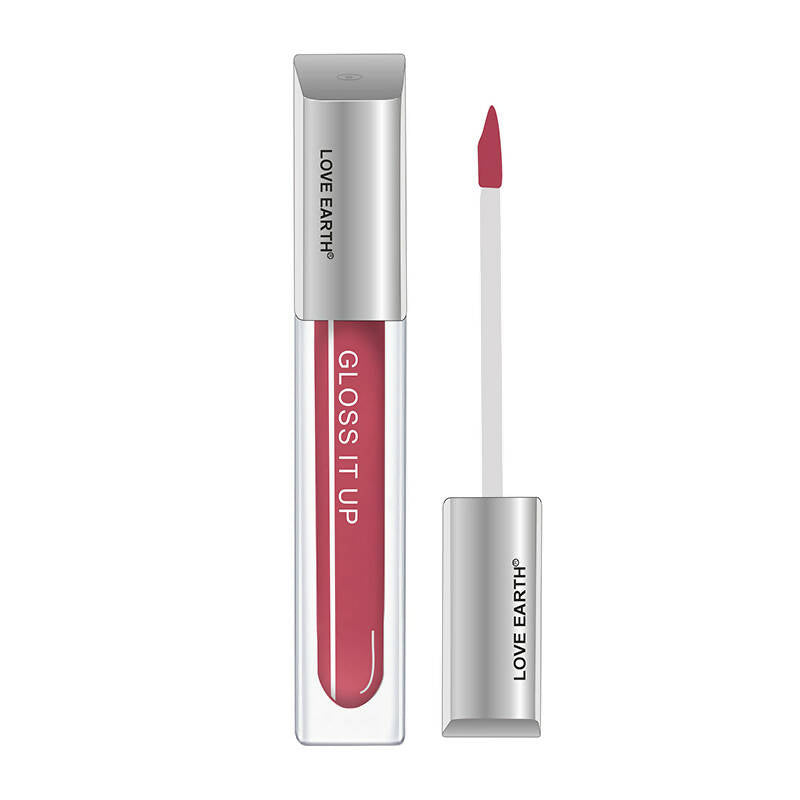 Love Earth Lip Gloss - Blow Up (Dark Pink) | Grocsy