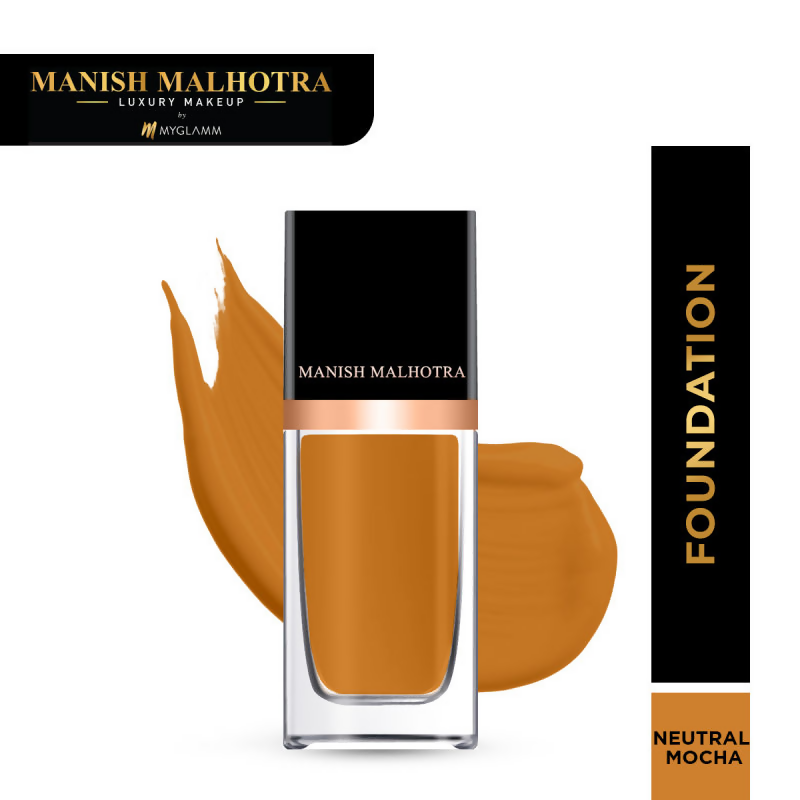 MyGlamm Manish Malhotra Beauty Skin Awakening Foundation - Neutral Mocha | Grocsy