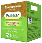 Sheth Brothers Pratikar Refreshing Detox Green Tea Bag | Grocsy